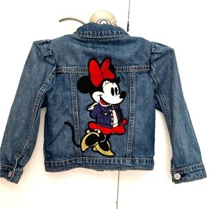 GAP Disney Minnie Mouse Denim/jean Jacket 4T